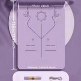 Classic Yoga Mat Comfortable, Non-Slip & Eco-Friendly for Home, Studio,Travel