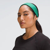 Lululemon Fly Away Tamer Headband - CASCADIA GREEN