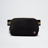 Lululemon Everywhere Belt Bag 1L - BLACK and GOLD