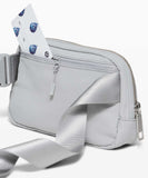 Lululemon Everywhere Belt Bag 1L - Silver Drop/White